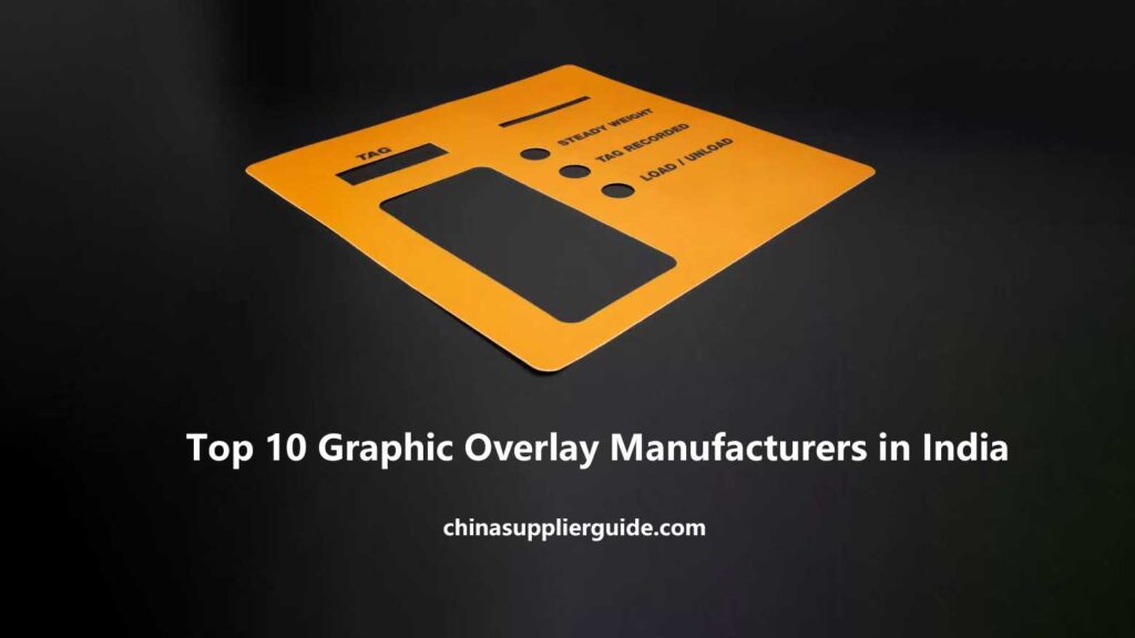 Top 10 Graphic Overlay Manufacturers in India